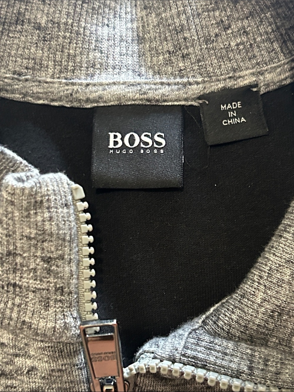 Hugo Boss Men's Zip-Up Sweater - Picture 2 of 3